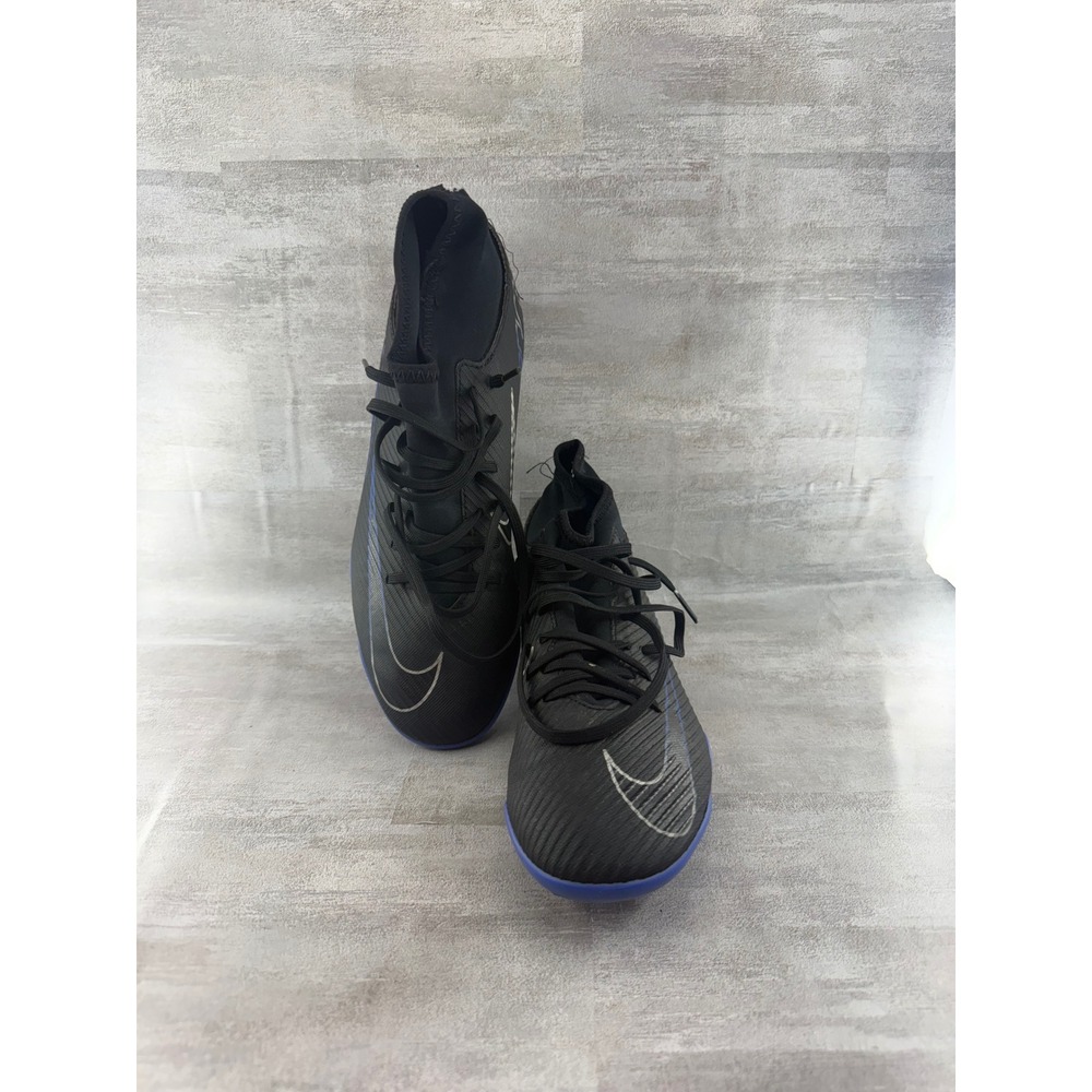 Nike Mercurial Superfly 9 Academy Black Blue Soccer Cleats DJ5961-040 Men Sz 7.5